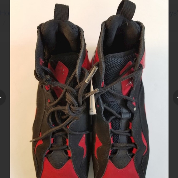 Nike Air Jordan True Flight Size 5Y Sneakers Athletic red black shoes - Picture 2 of 5